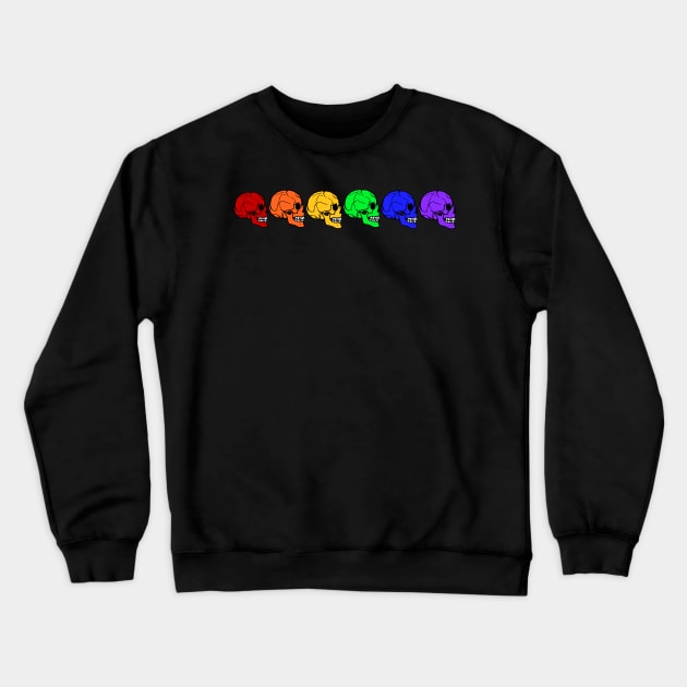 Gay Skulls Crewneck Sweatshirt by KangarooZach41